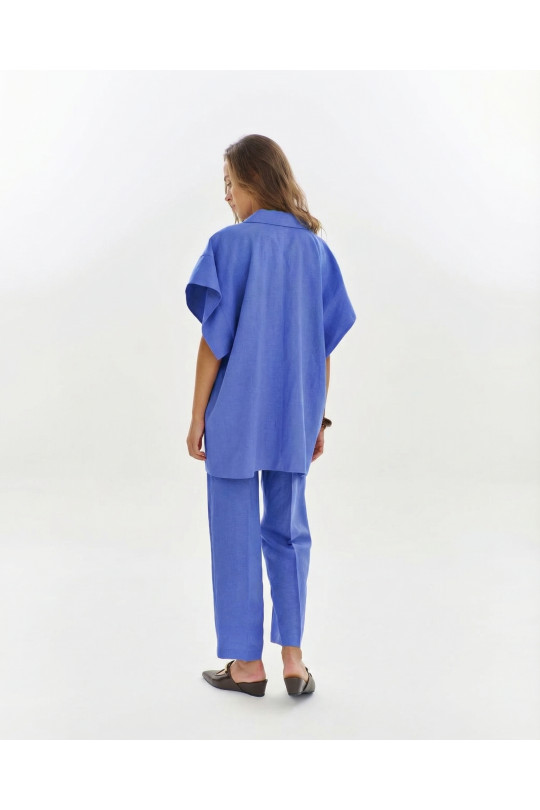 Брюки А2751/6 васильковые