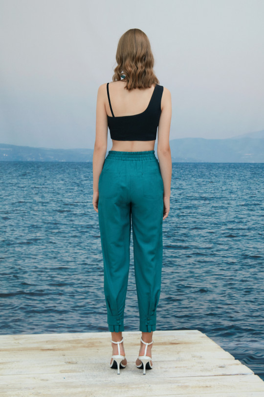 Брюки бирюзовые A1672/6 