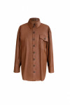 Рубашка коричневая A1713/16