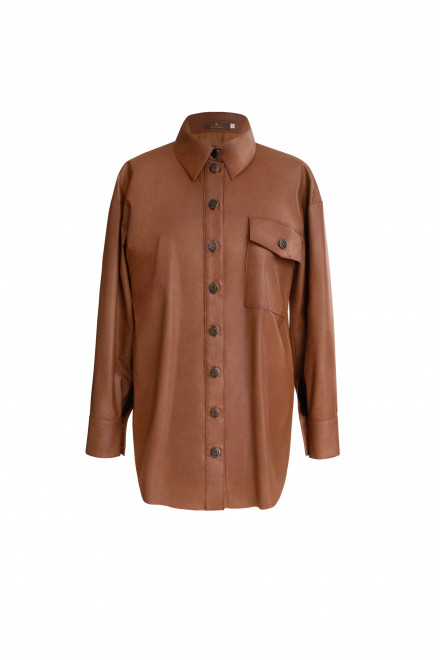 Рубашка коричневая A1713/16