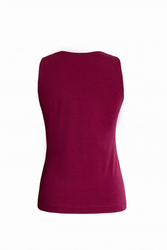 Блузка малинового цвета A1681/3а