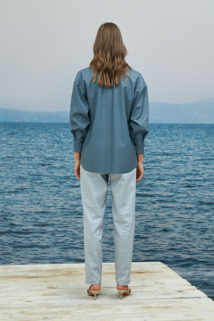 Рубашка коричневая A1713/16