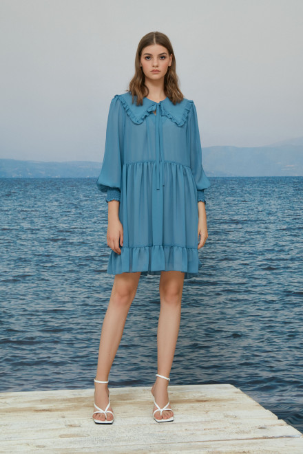 Платье лазурное A1726/1 