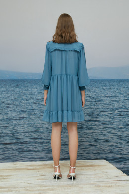 Платье лазурное A1726/1 