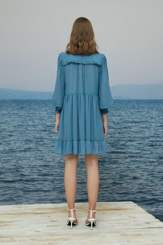 Платье лазурное A1726/1 