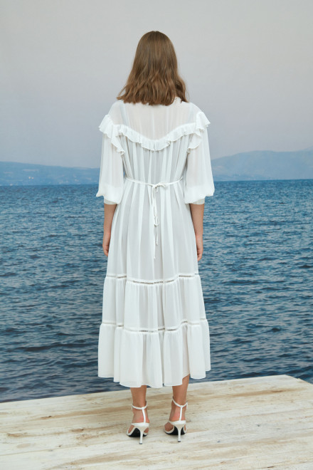 Платье молочного цвета A1727/1