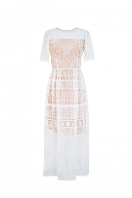 Платье А2366/1а молочное