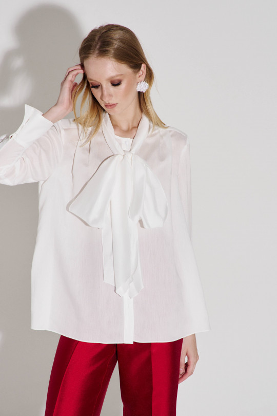 Блузка А2515/3 молочный