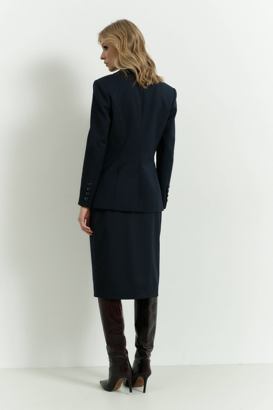 Юбка А2417/8 синий