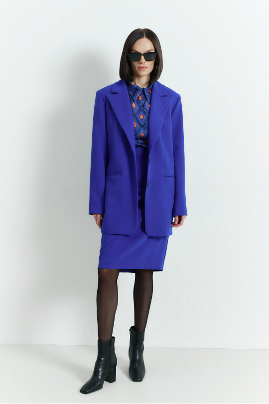 Блузка А2438/3 васильковый