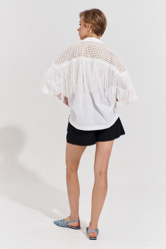 Блузка А2595/3 молочный