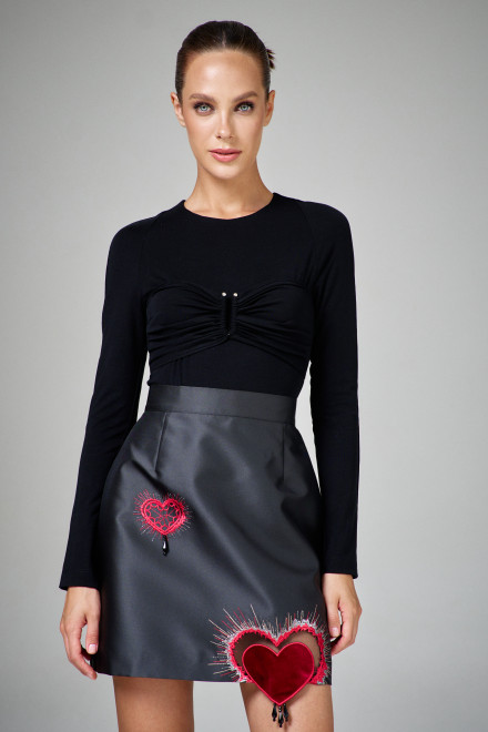 Боди А2677/9 чёрное 