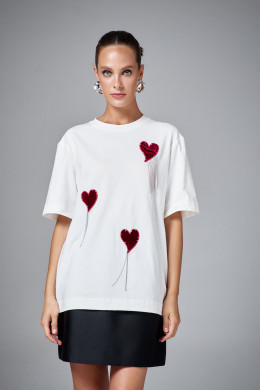 Футболка А2678/9 молочная