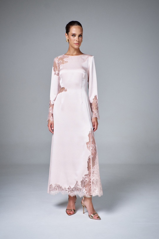 Платье А2687/1 пудра