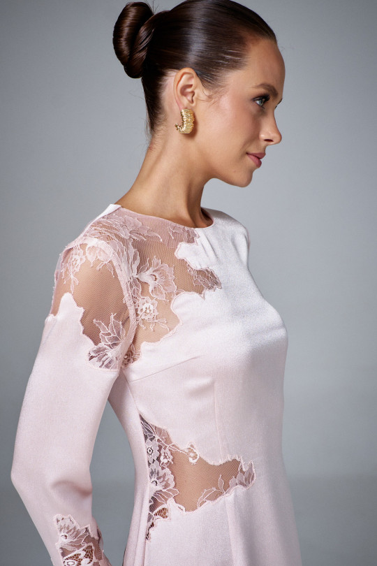 Платье А2687/1 пудра