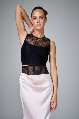 Блузка А2685/3 чёрная