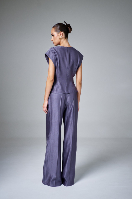 Брюки А2698/6 фиолетовые