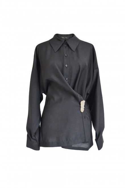 Блузка А2617/3 чёрная