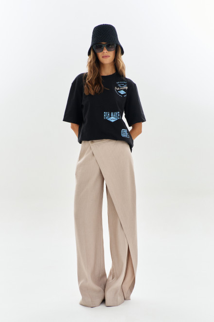 Брюки А2727/6 бежевые