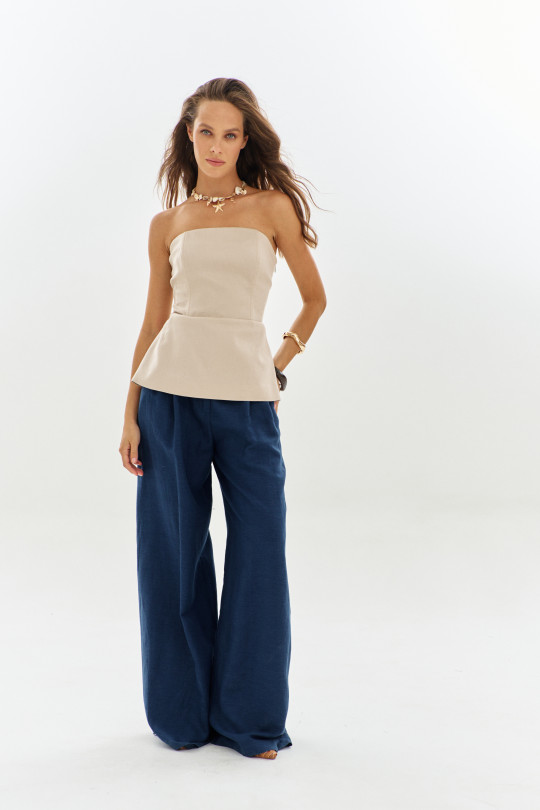 Брюки А2737/6 синие