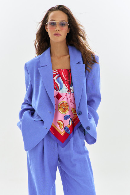 Жакет А2740/4 васильковый