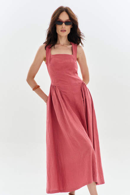 Платье А2747/1 коралловое