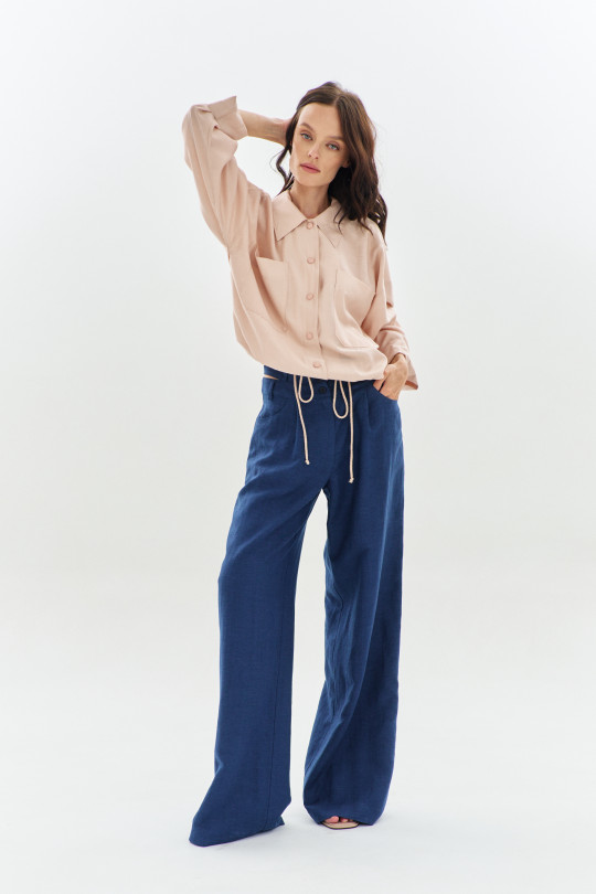 Брюки А2752/6 синие