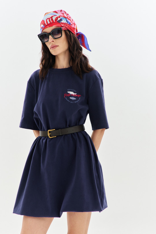 Платье А2761/1 синее