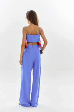 Брюки А2740/6 васильковые