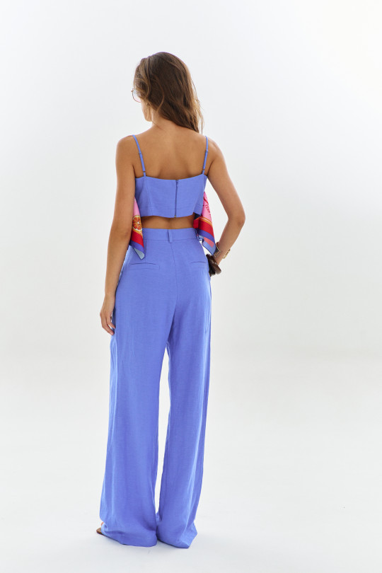 Брюки А2740/6 васильковые