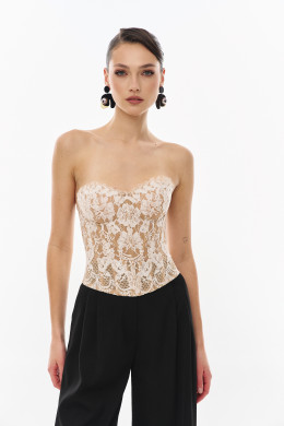 Корсет А2302/3а молочно-телесный