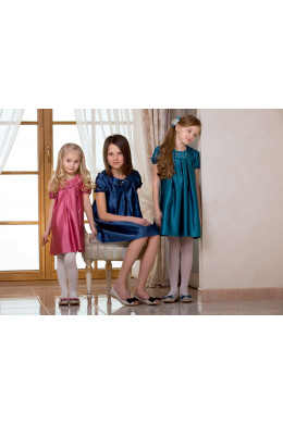 Платье К136 морская волна рост 128