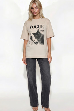 Футболка А1 бежевая