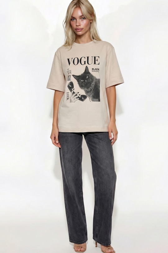 Футболка А1 бежевая