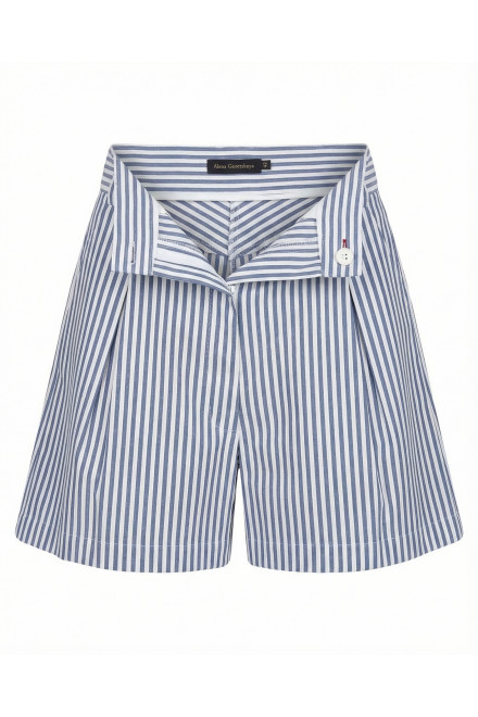 Шорты А2760/3а бело-голубые