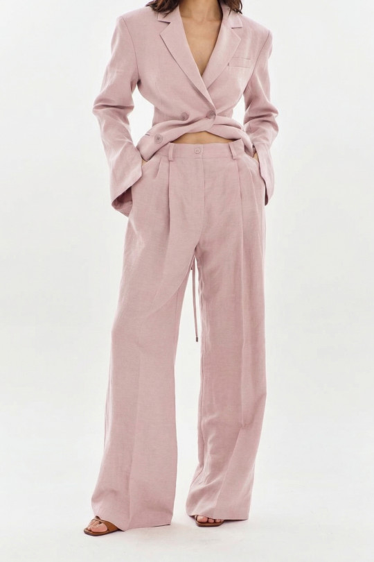 Брюки А2740/6 пудра